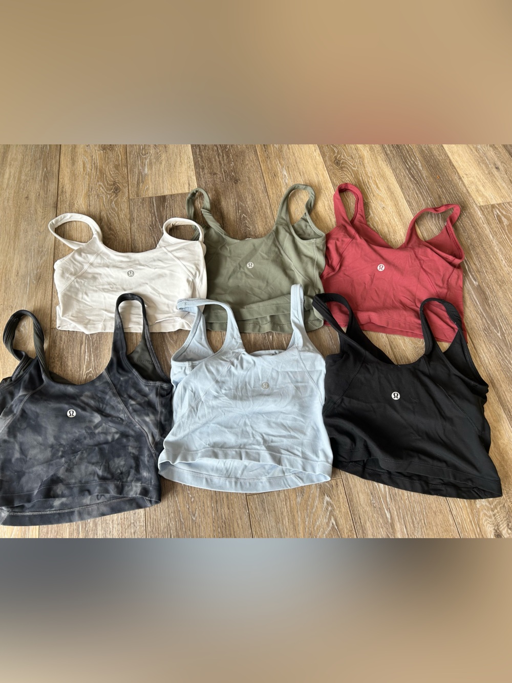 Lot of 6 Lululemon Align tank size 2